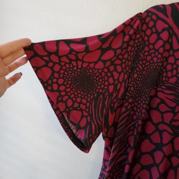 Michael kors floral faux wrap stretch dress plus size 2X NEW!!!! - Picture 4 of 10